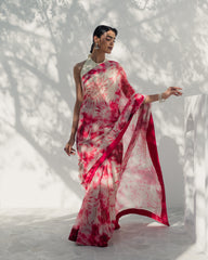Artistic Tie and Dye Saree