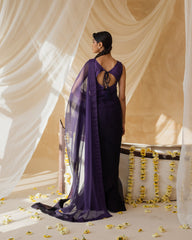 Royal Purple Saree