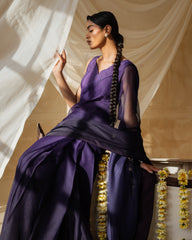 Royal Purple Saree