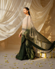 Graceful Light Green Saree