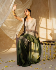 Graceful Light Green Saree